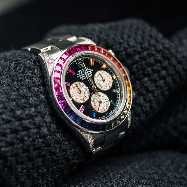 Rolex Custom Rainbow Daytona Ref. 116520