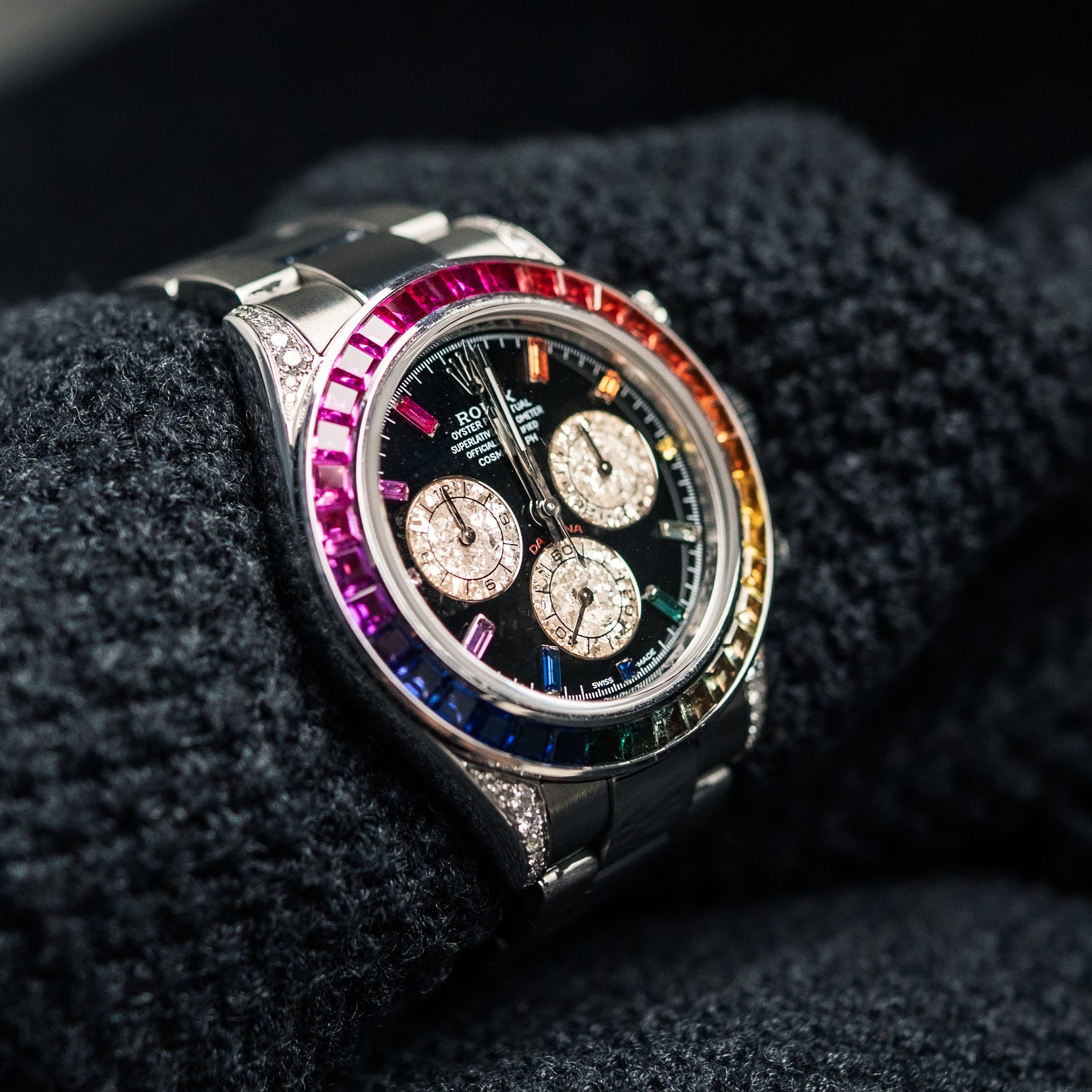 Rolex Custom Rainbow Daytona Ref. 116520