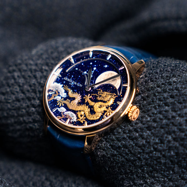 ARNOLD&SON YEAR OF THE DRAGON Ref. GLBR.Z08A.C264A 2024 Pre-Owned Box & Papers