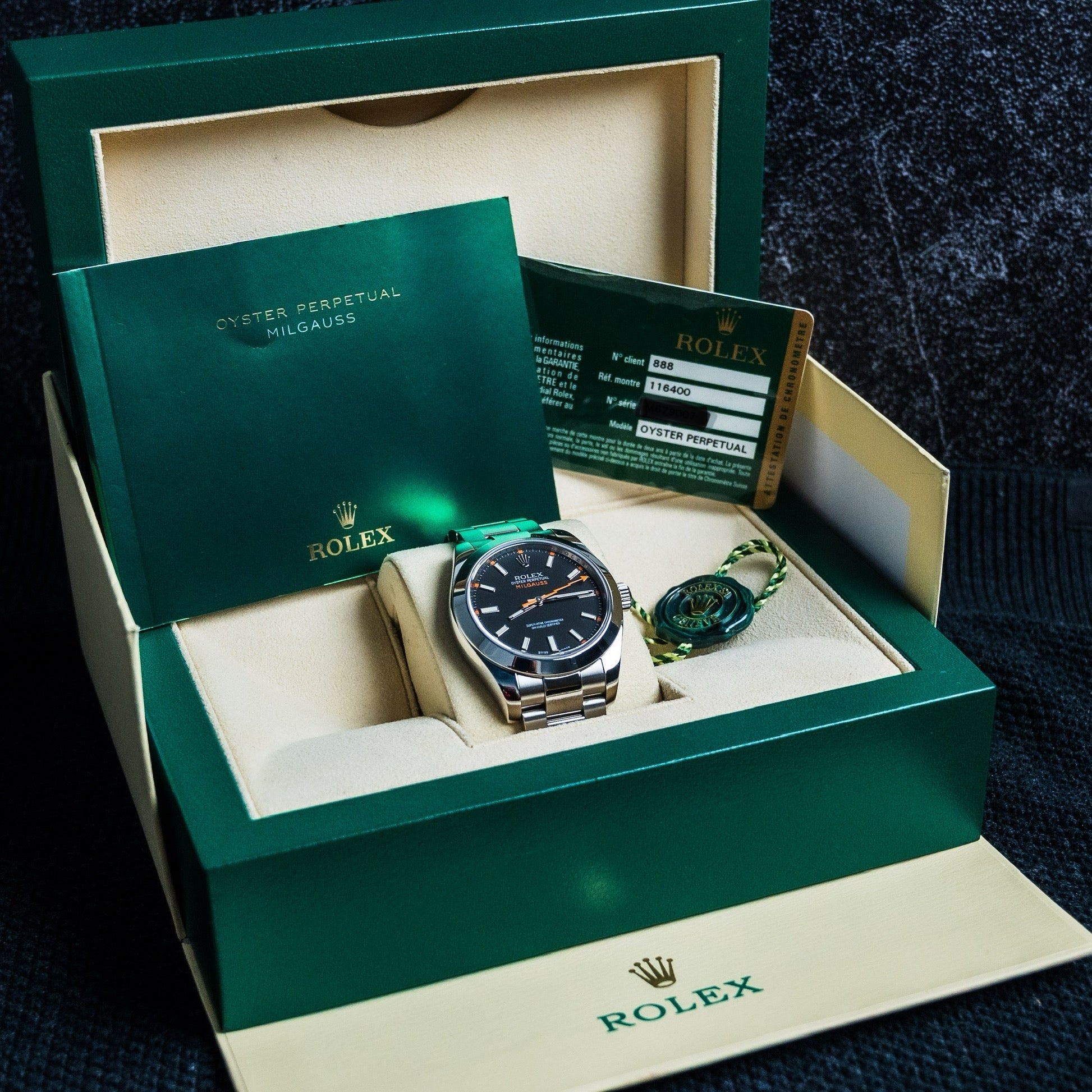 ROLEX MILGAUSS 116400 40MM