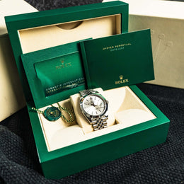 2022 Rolex Datejust Silver Dial 41mm Ref: 126300