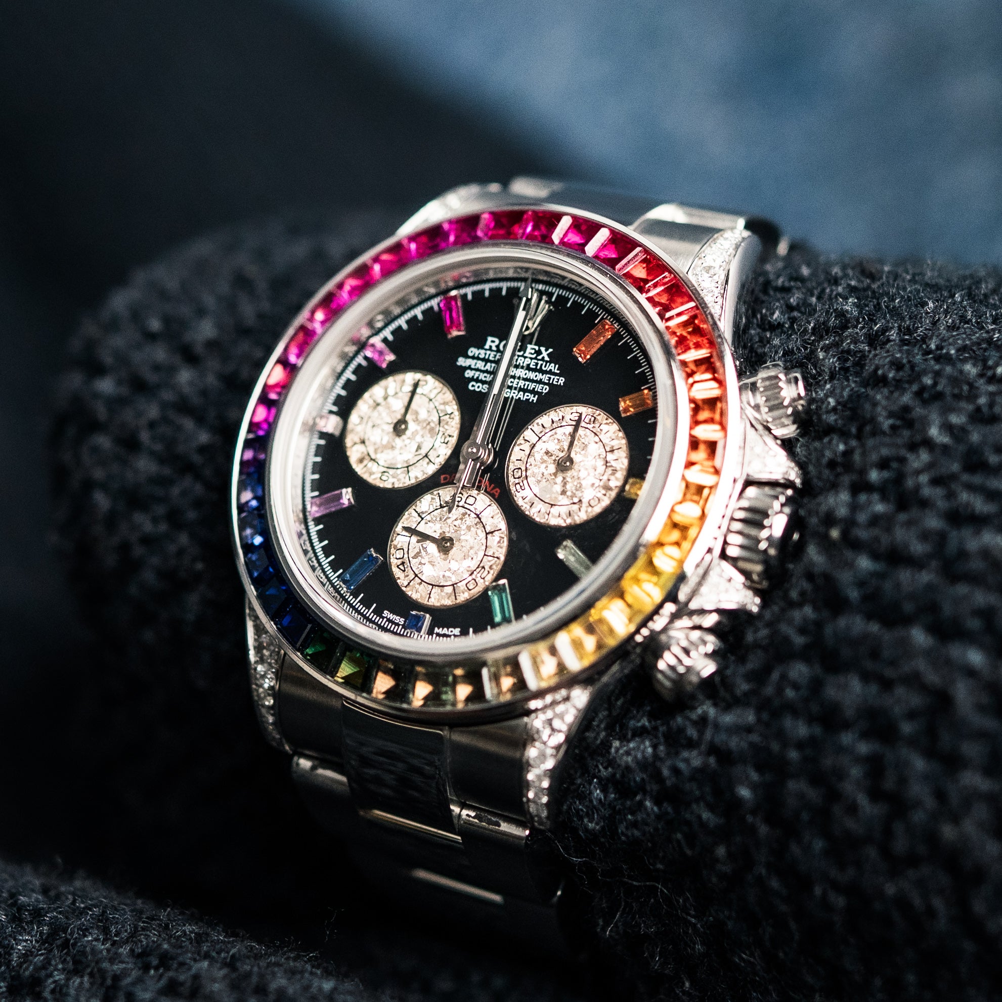 Rolex Custom Rainbow Daytona Ref. 116520