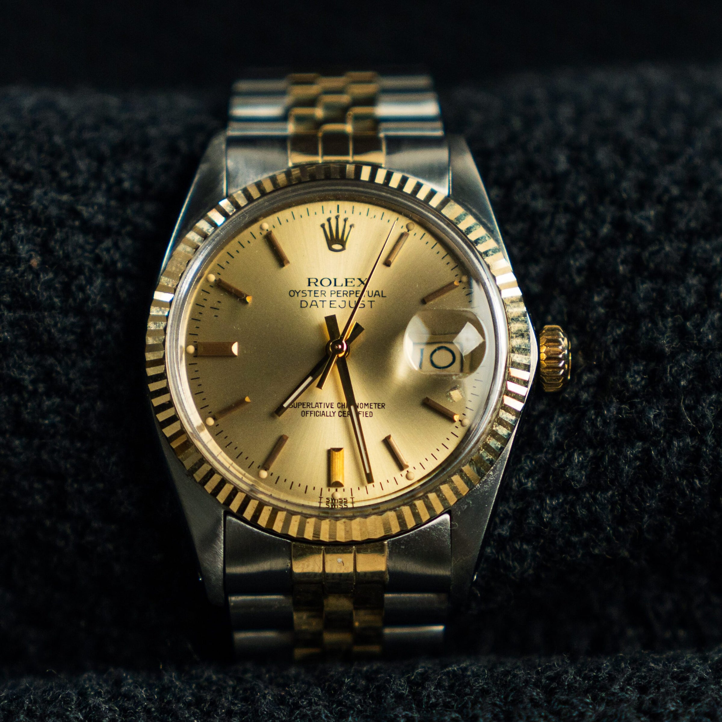 Rolex Datejust – 41mm Champagne Two-Tone – Ref. 16013