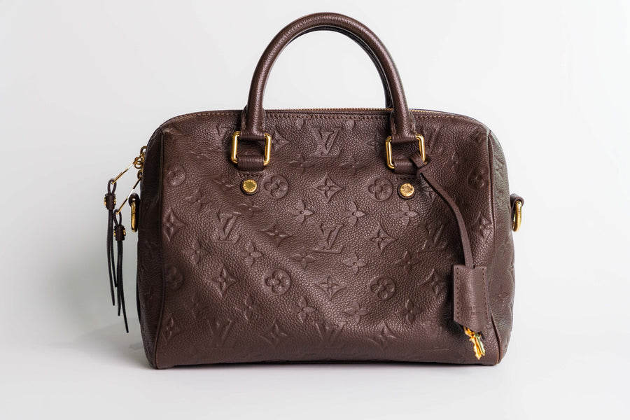 Louis Vuitton Speedy 30 Empriente Brown Leather