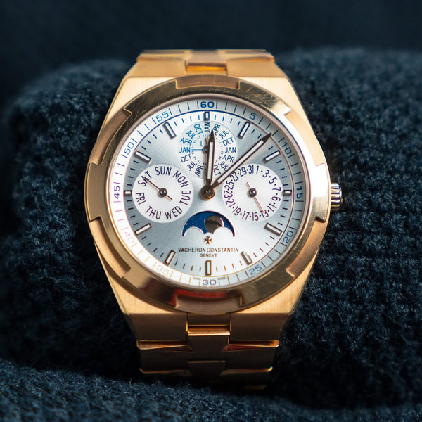 Vacheron Constantin Overseas Perpetual Calendar Ultra-thin RG White Dial 4300V