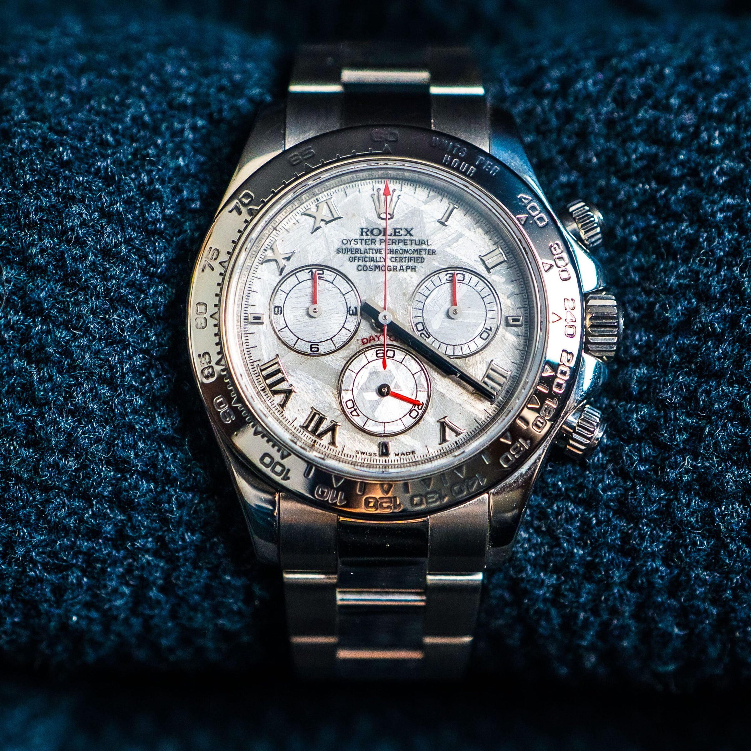 2007 Rolex Daytona White Gold Meteorite