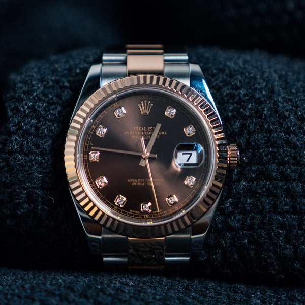 Rolex Datejust Chocolate Dial 126331 41mm Certified Pre-owned