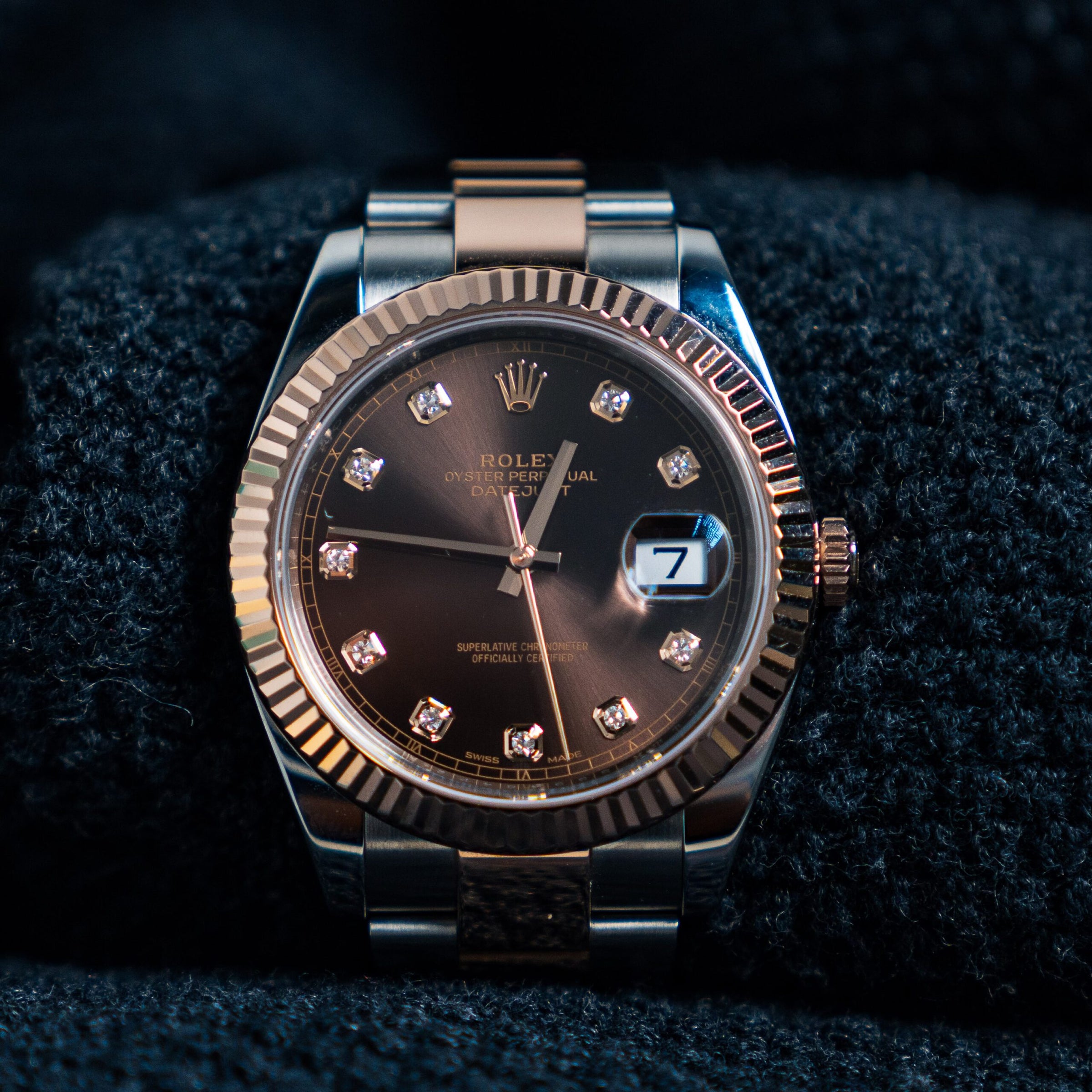 Rolex Datejust Chocolate Dial 126331 41mm Certified Pre-owned