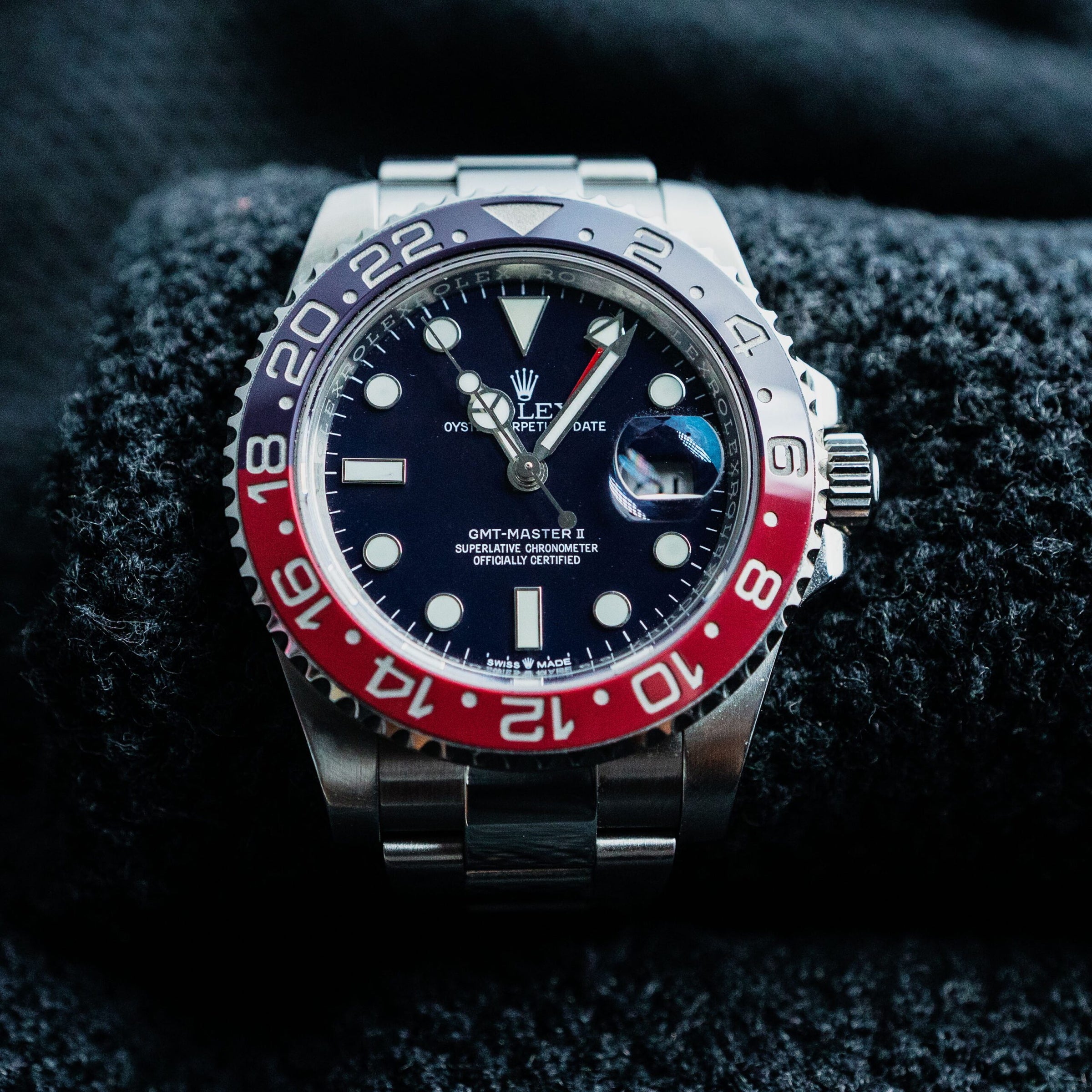 Rolex GMT-Master II ” White Gold Pepsi Tribute”