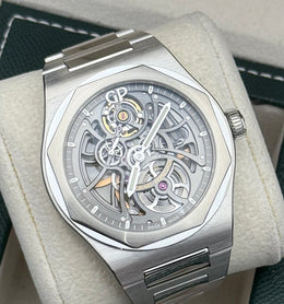 Girard Perregaux Laureato Skeleton 81015-11-001-11A Steel 42MM