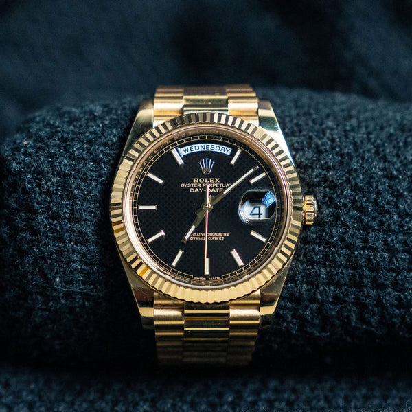 2015 Rolex Day-Date 228238 40MM Motif Dial