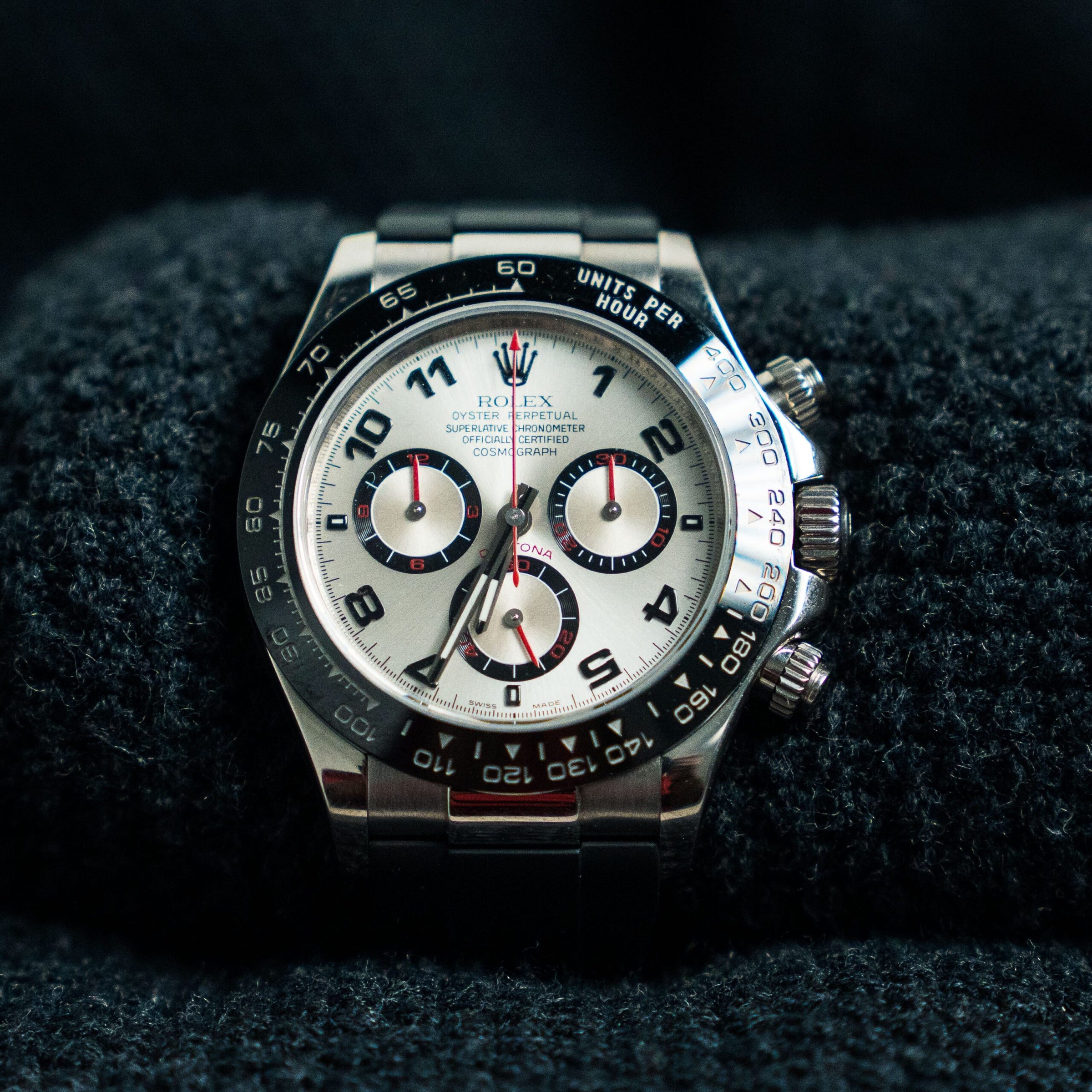 Rolex Daytona 116519 40MM silver Dial White Gold