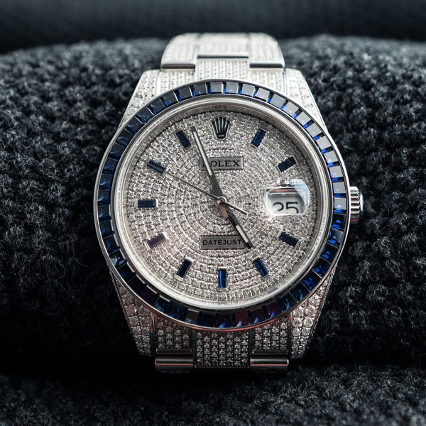 Rolex Datejust Custom Natural Diamonds 41MM