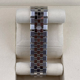 Rolex Land-Dweller White Honeycomb Fluted Jubilee Steel 36mm 127234