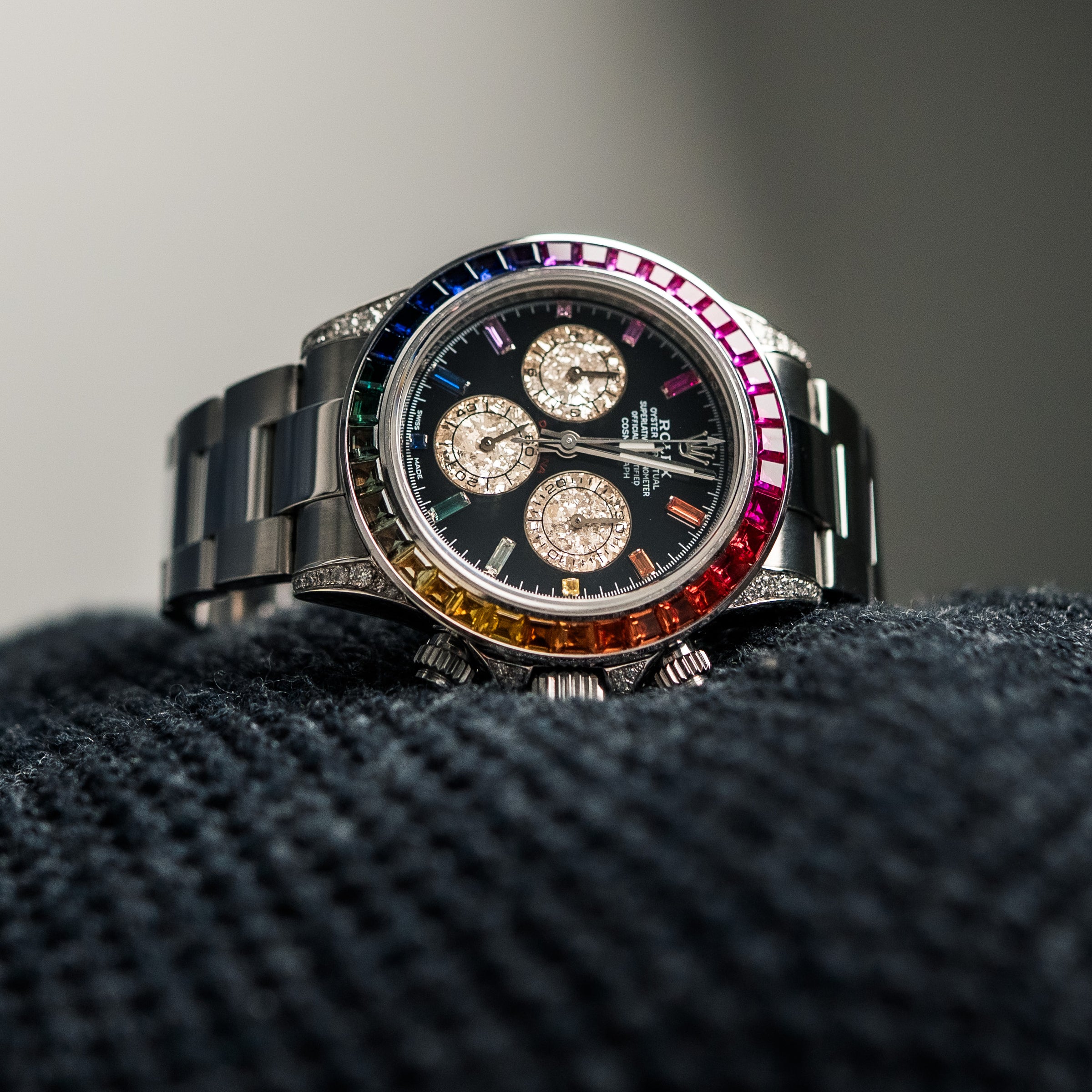 Rolex Custom Rainbow Daytona Ref. 116520