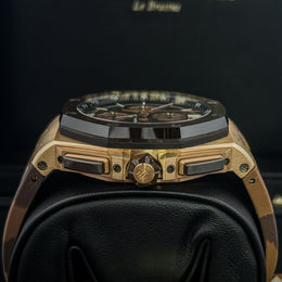 Audemars Piguet Royal Oak Offshore Brown Ceramic Rose Gold Watch 26401RO