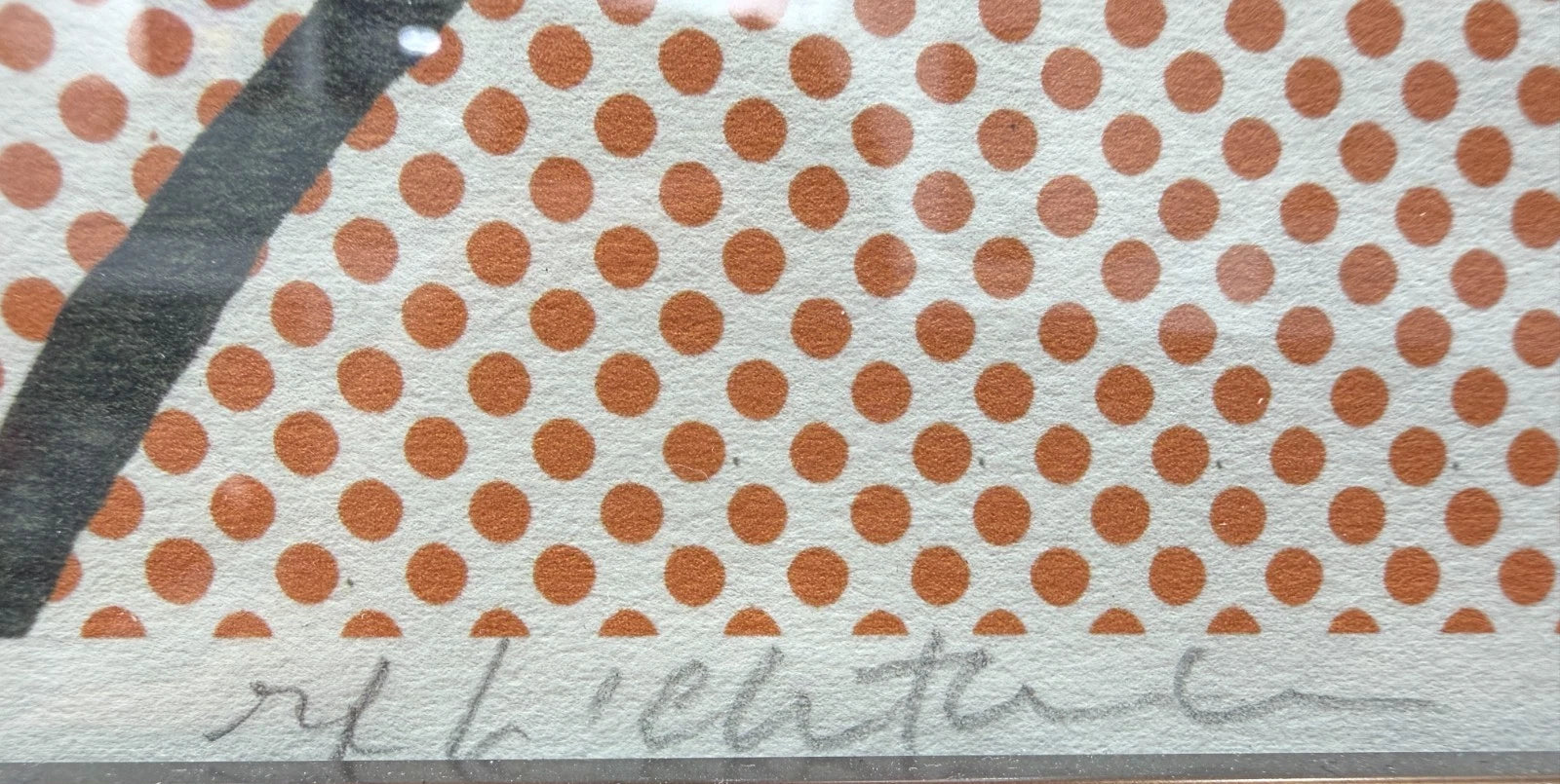 1963 Roy Lichtenstein Crying Girl On Paper Original Signed Lithograph Framed