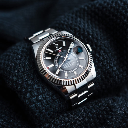 2019 ROLEX SKY-DWELLER BLACK DIAL REF: 326934