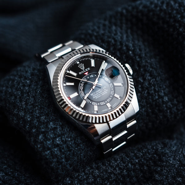 2019 ROLEX SKY-DWELLER BLACK DIAL REF: 326934