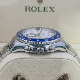 Rolex Yacht-Master II Stainless Steel White Dial Blue Ceramic 116680 44M