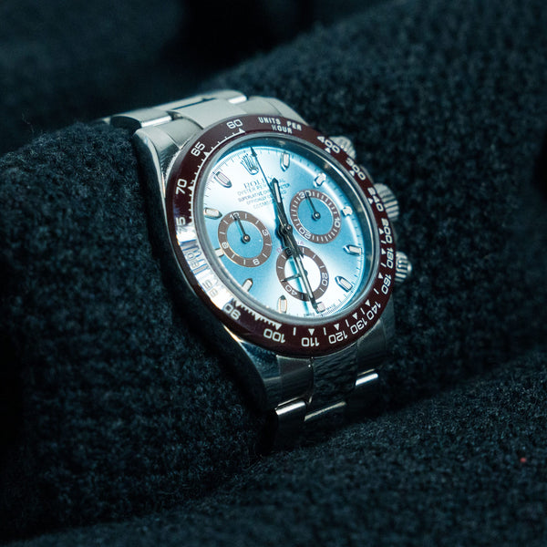 Rolex Daytona Platona Tribute Watch – Platinum Look Inspired by Reference 116506