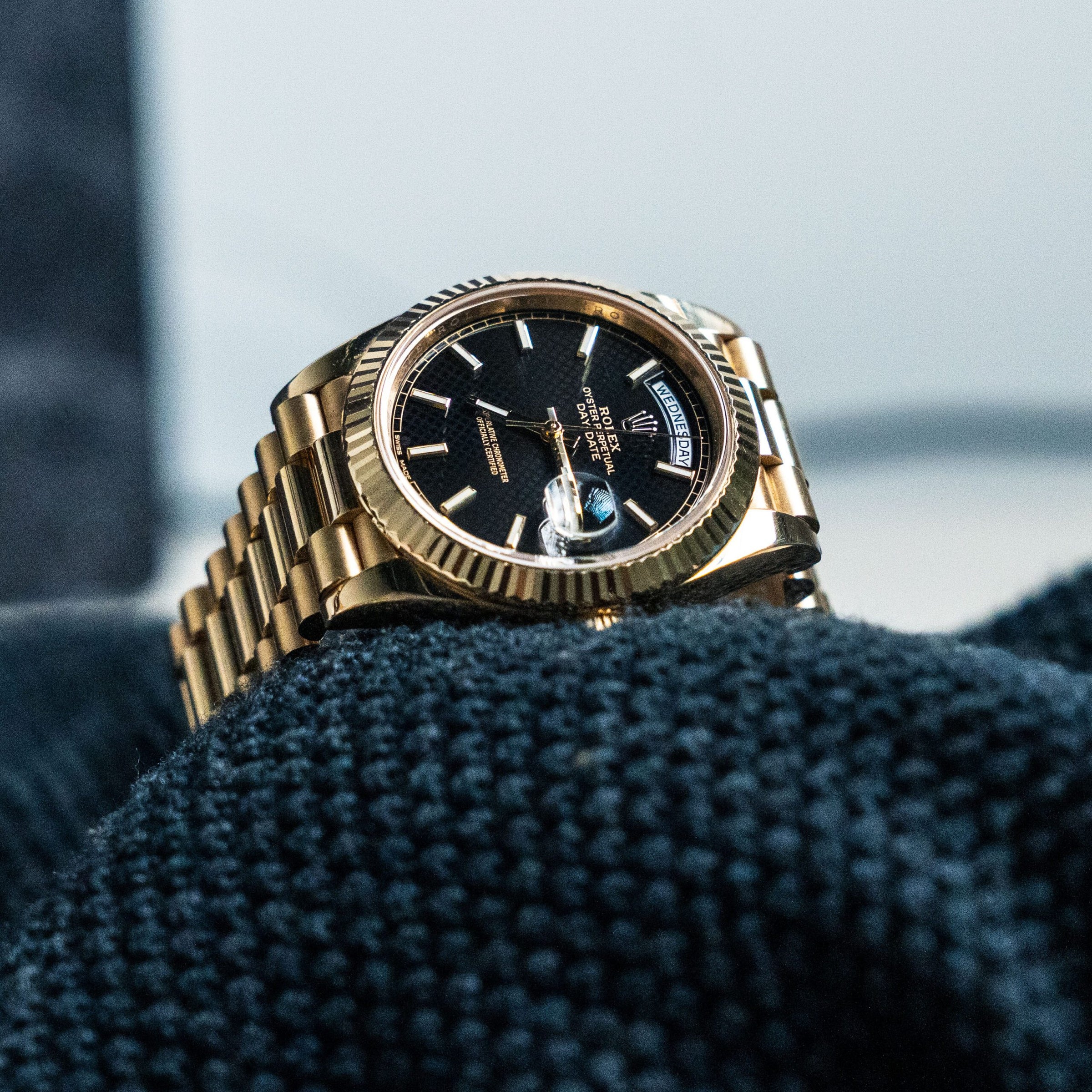 2015 Rolex Day-Date 228238 40MM Motif Dial