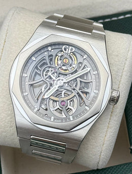 Girard Perregaux Laureato Skeleton 81015-11-001-11A Steel 42MM