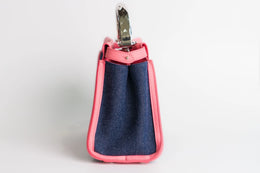 Denim and Pink Leather Fendi With Limited Edition