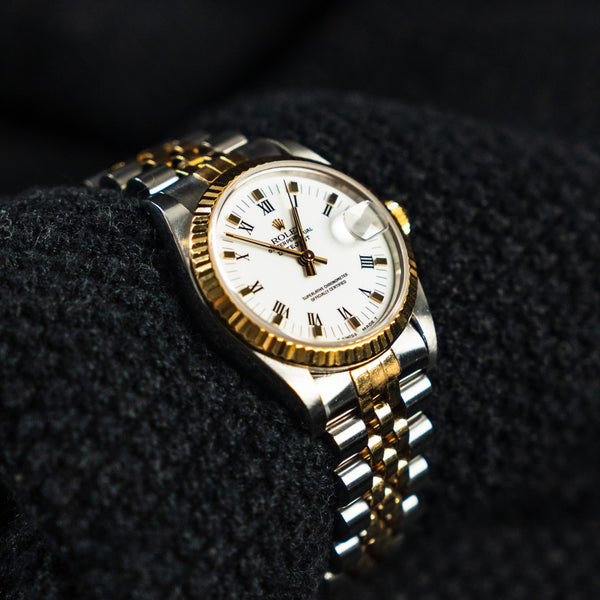 Rolex Datejust White Dial with Roman Numerals 31mm ref:68723