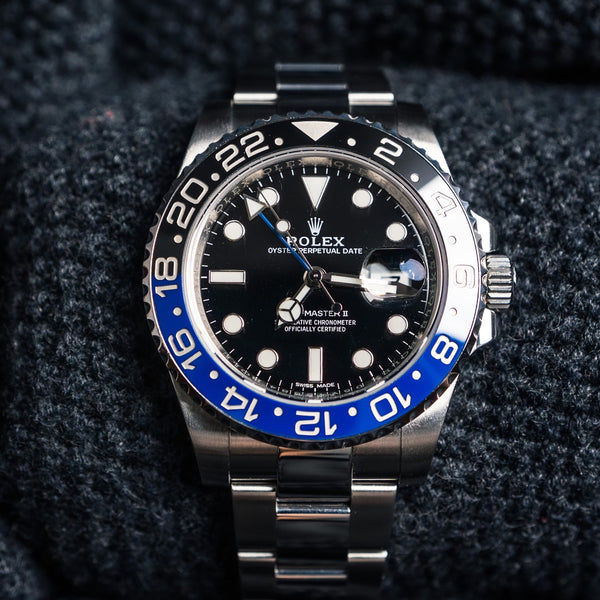 Rolex Batman Gmt-Master II Ref. 116710BLNR 2017 Pre-Owned