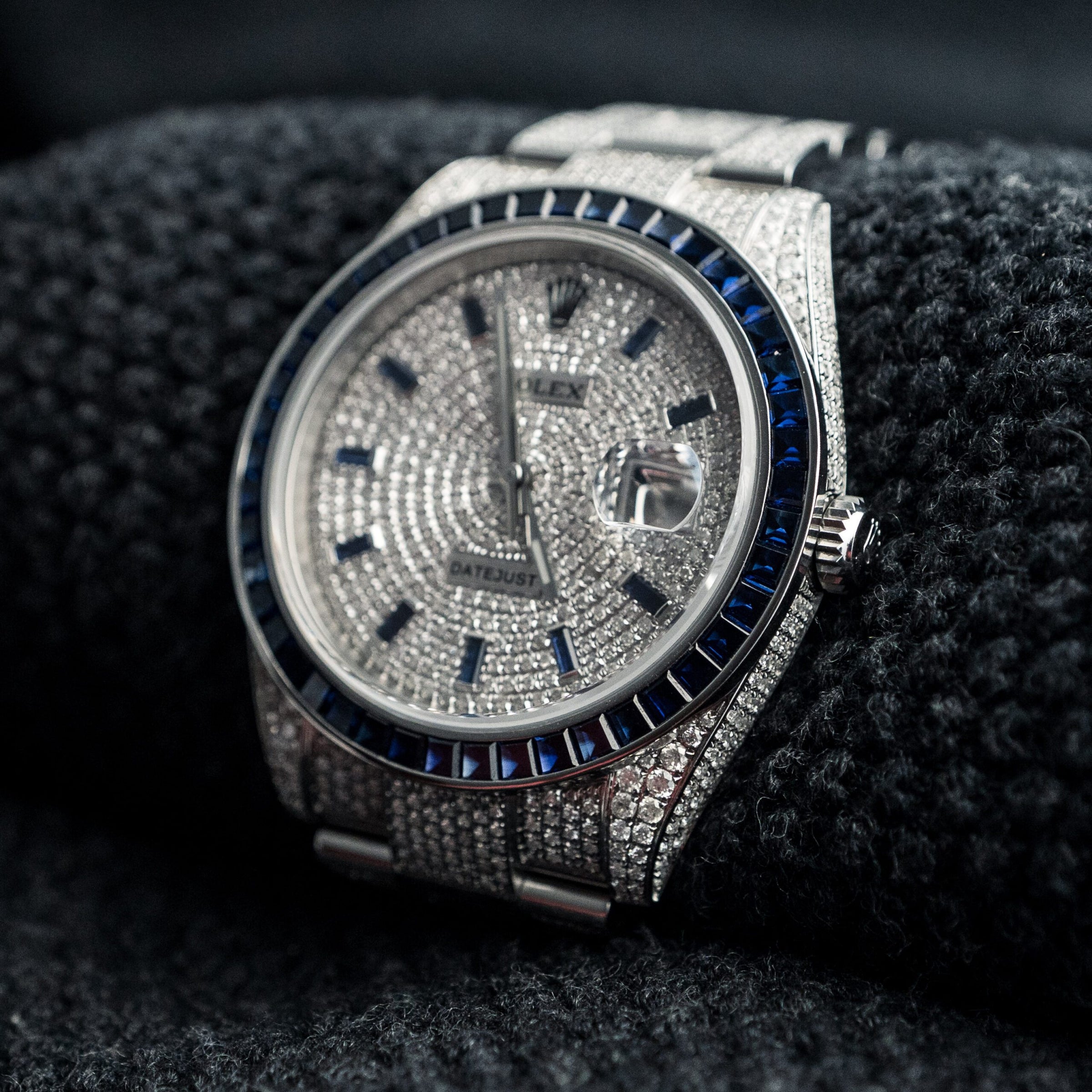 Rolex Datejust Custom Natural Diamonds 41MM