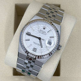 Rolex Land-Dweller 40 127334 White Dial Flat Jubilee