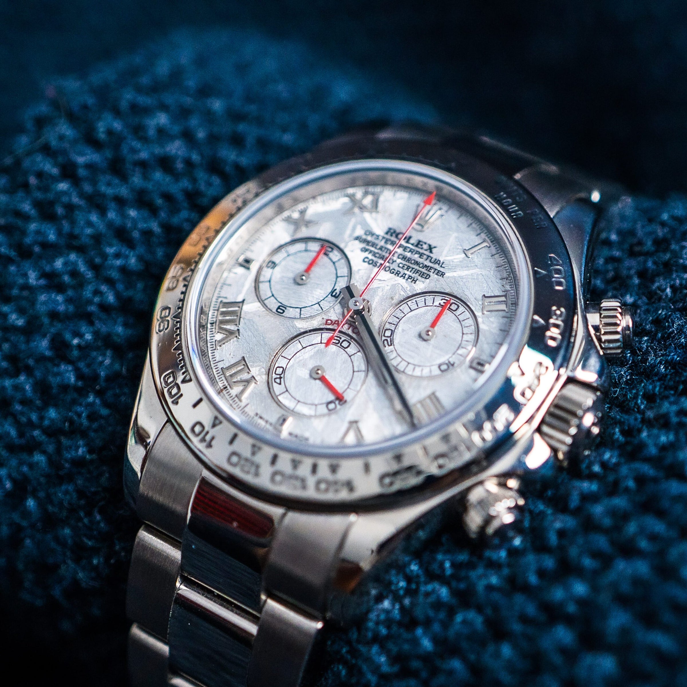 2007 Rolex Daytona White Gold Meteorite