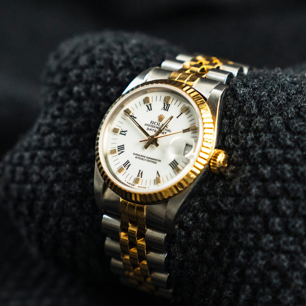 Rolex Datejust White Dial with Roman Numerals 31mm ref:68723