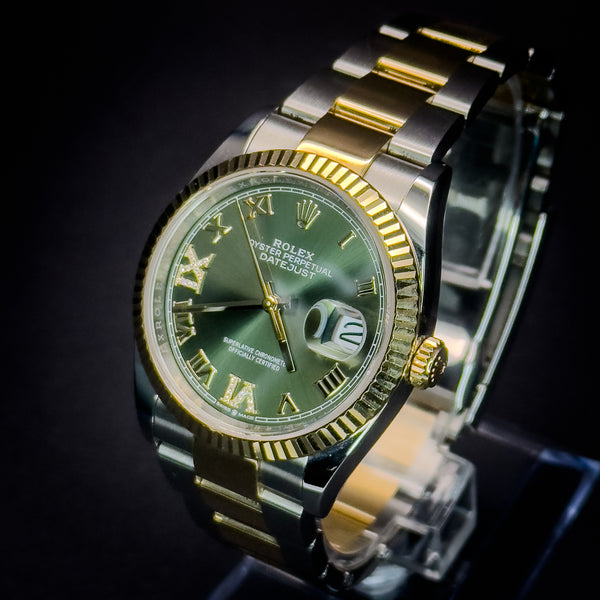 Rolex Datejust Green Dial with Diamond Numerals