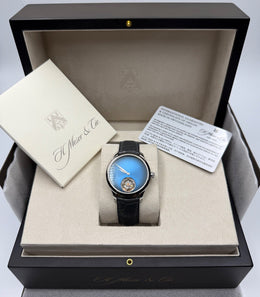 H. Moser & Cie. Endeavour Tourbillon Concept Funky Blue