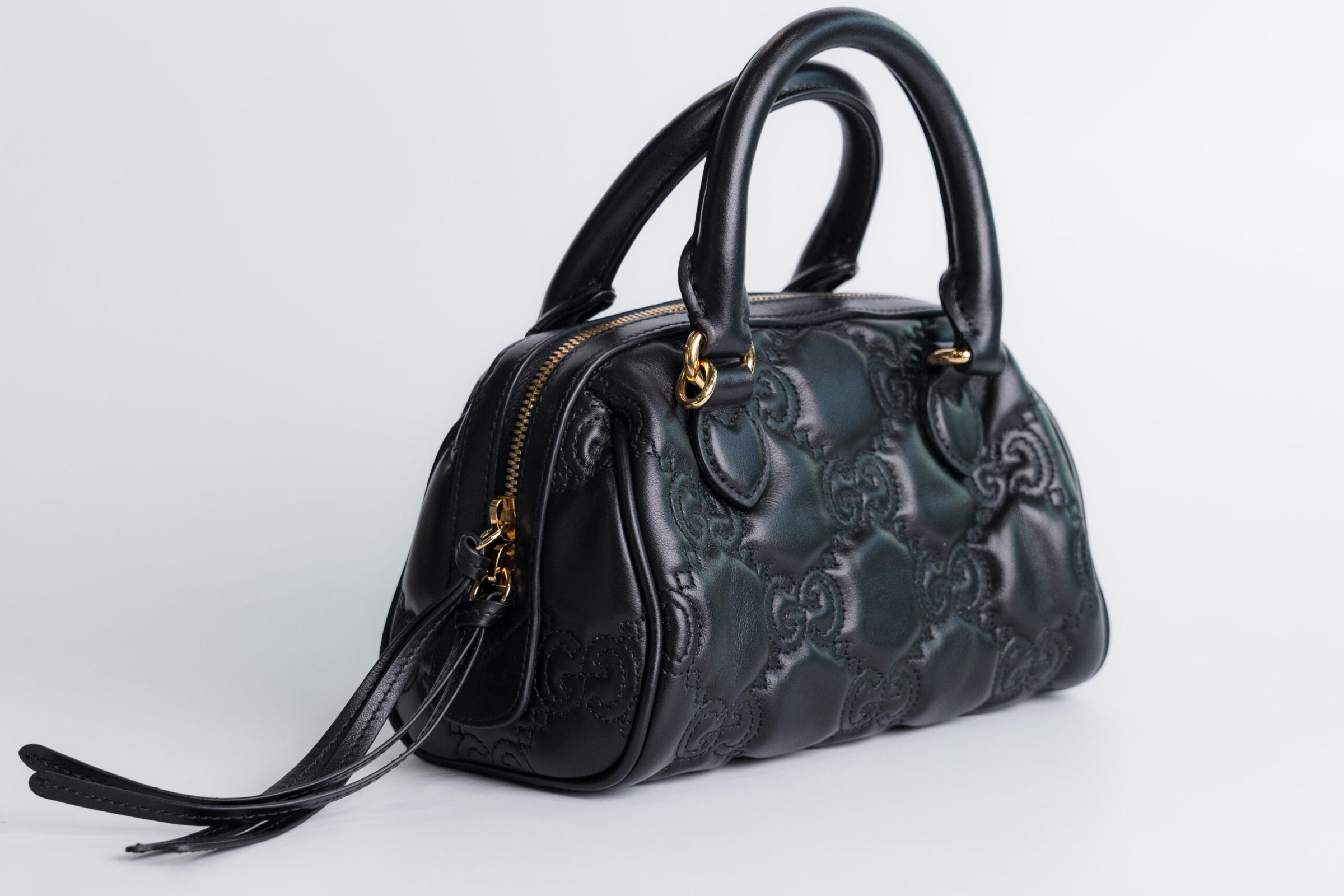 Gucci Mini Matelasse Bowler Bag