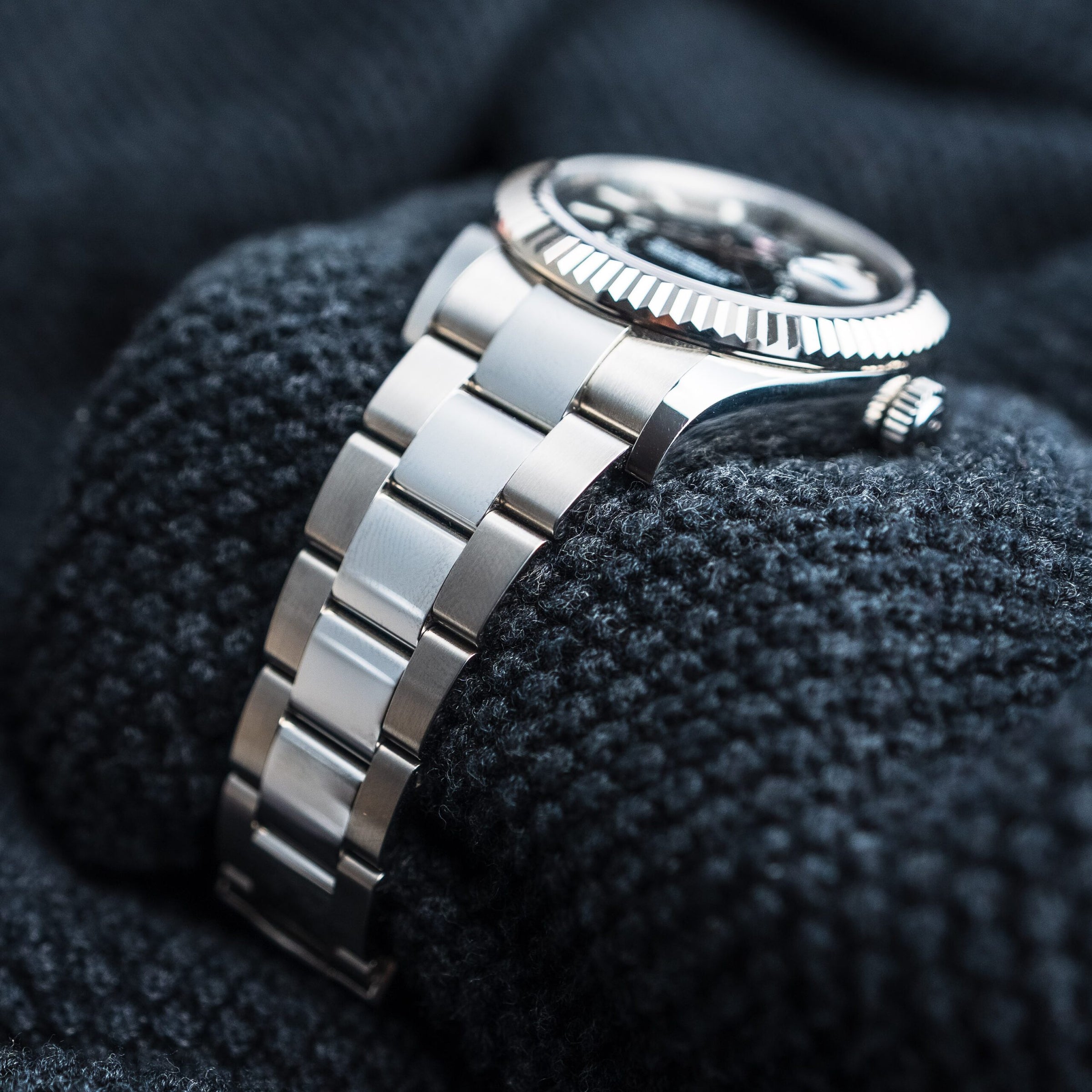 2019 ROLEX SKY-DWELLER BLACK DIAL REF: 326934