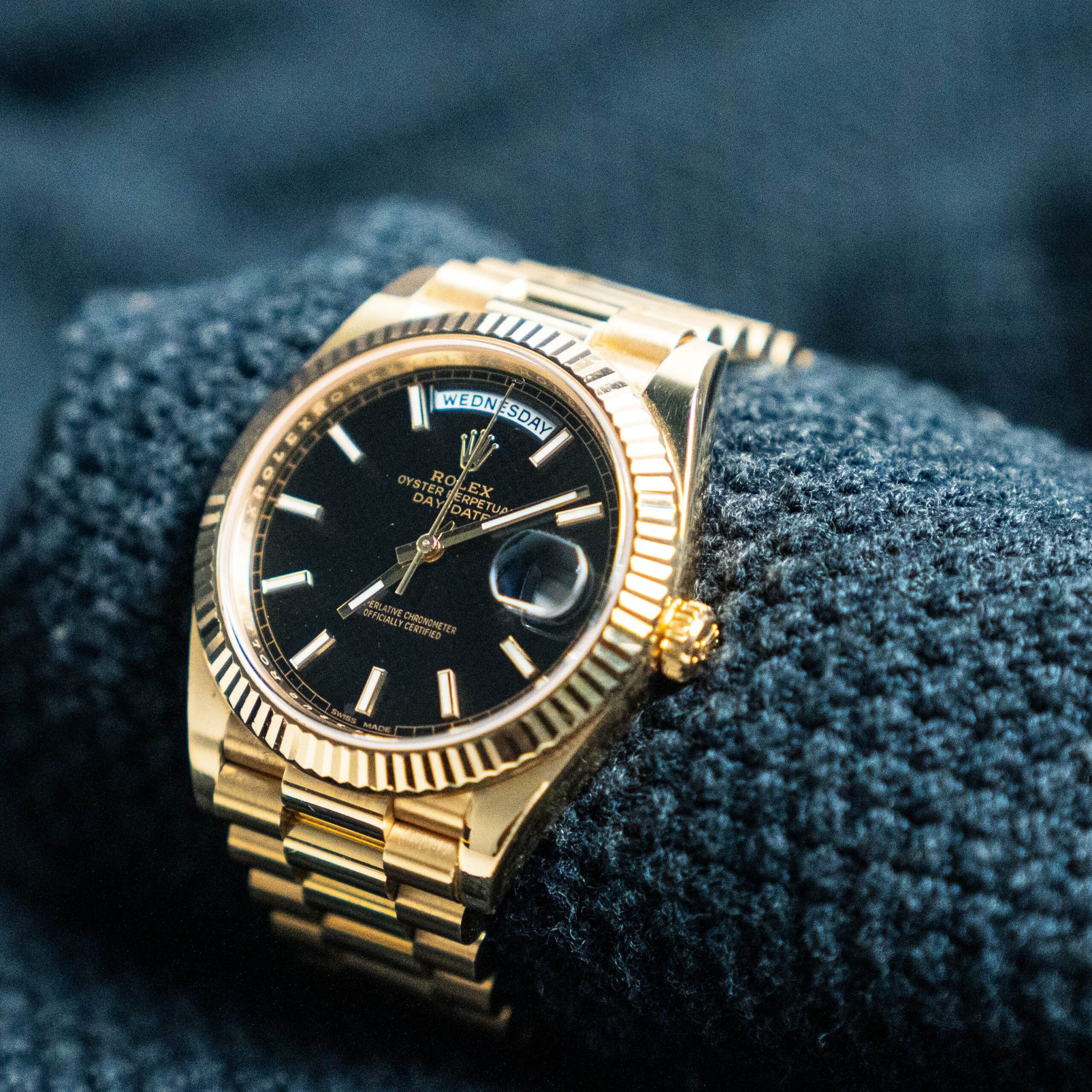 2015 Rolex Day-Date 228238 40MM Motif Dial