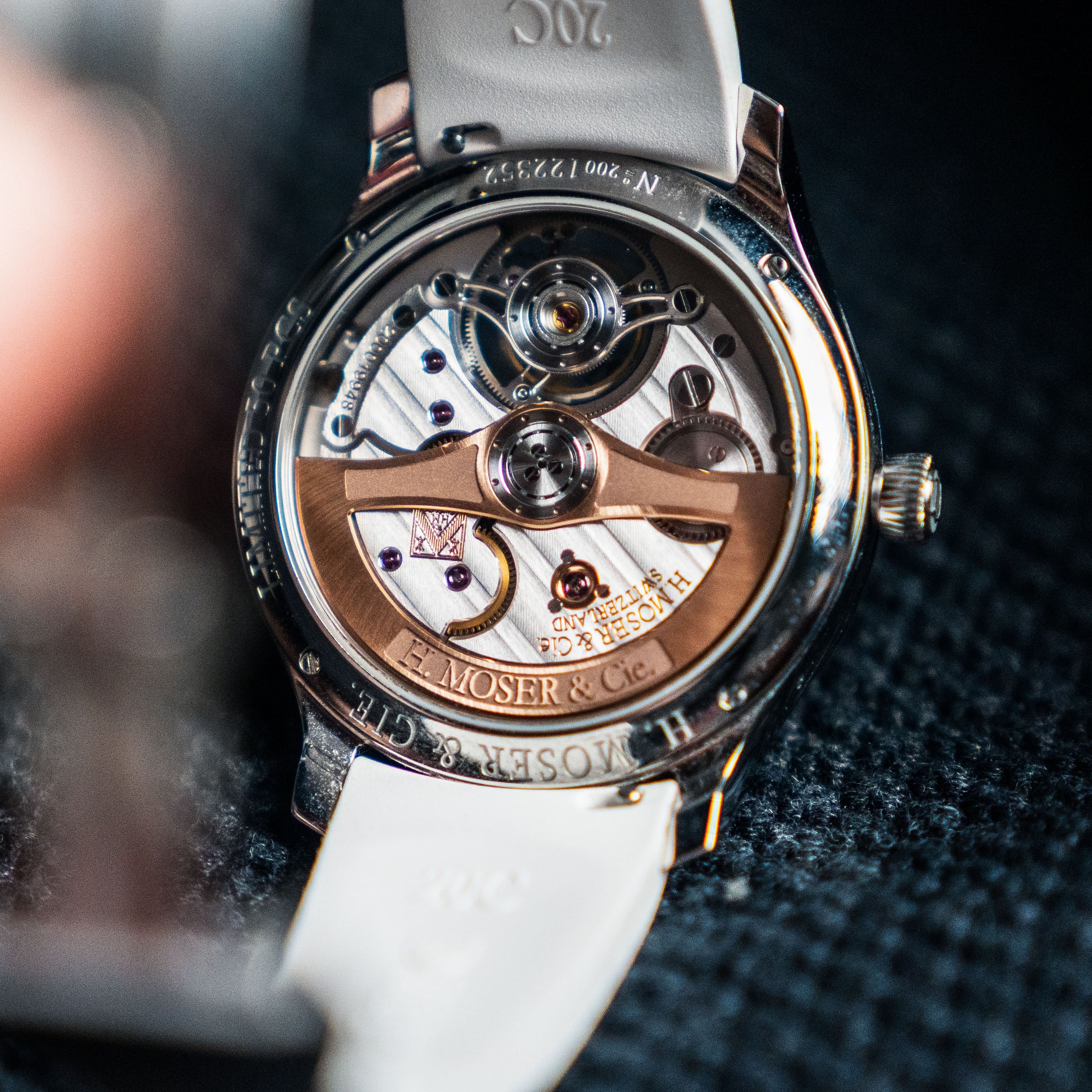 H.MOSER Endeavour Tourbillon Steel Concept Funky Blue