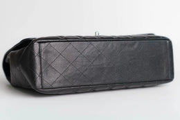 Chanel Jumbo Single Flap Caviar With Silver Hardware