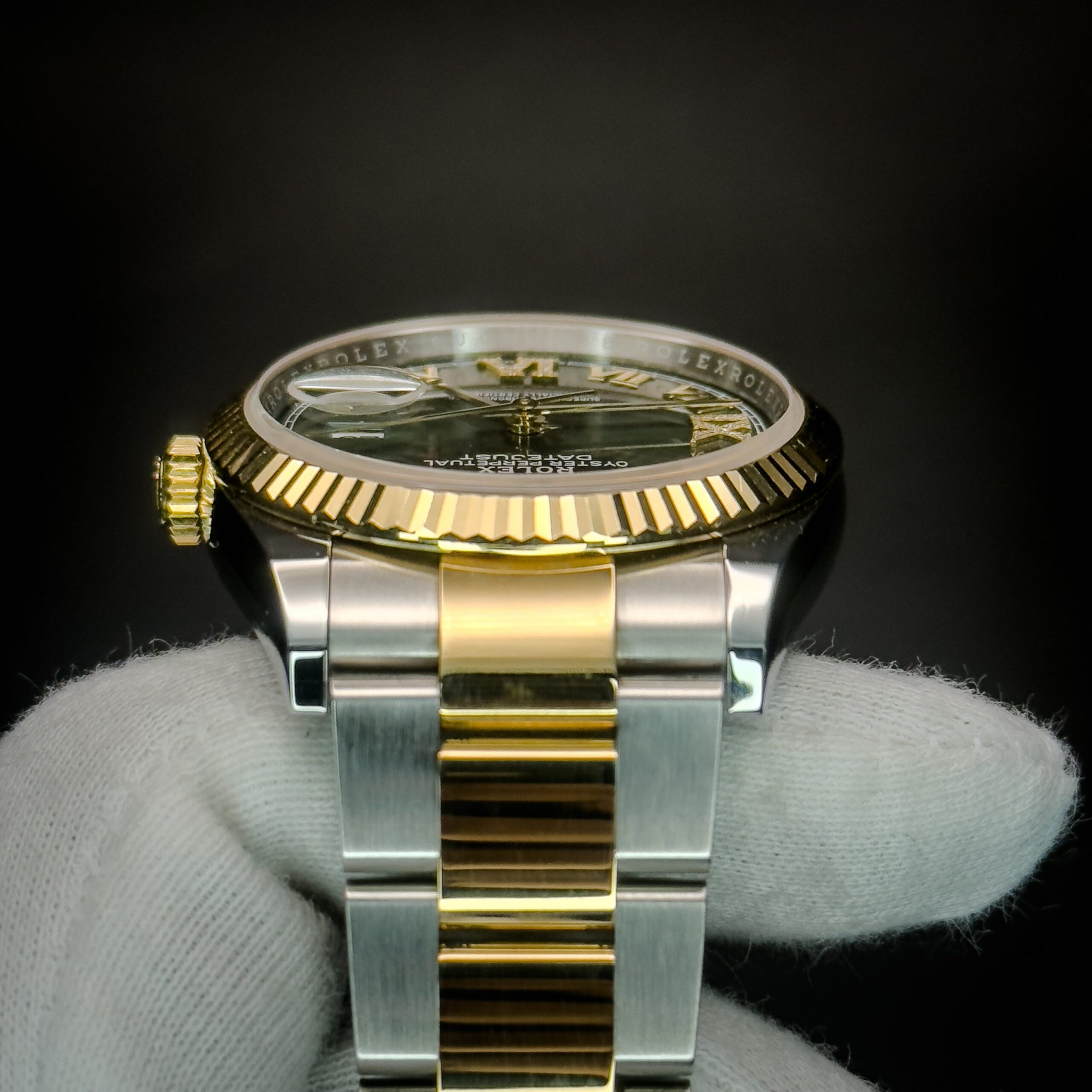 Rolex Datejust Green Dial with Diamond Numerals