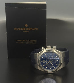 Vacheron Constantin Overseas Chronograph 42mm Steel Blue Dial 49150/000A