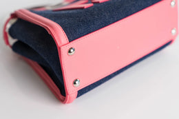 Denim and Pink Leather Fendi With Limited Edition
