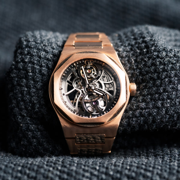 Girard Perregaux Laureato Skeleton Ref. 81015-52-002-52A 2022 Pre-Owned Box & Papers