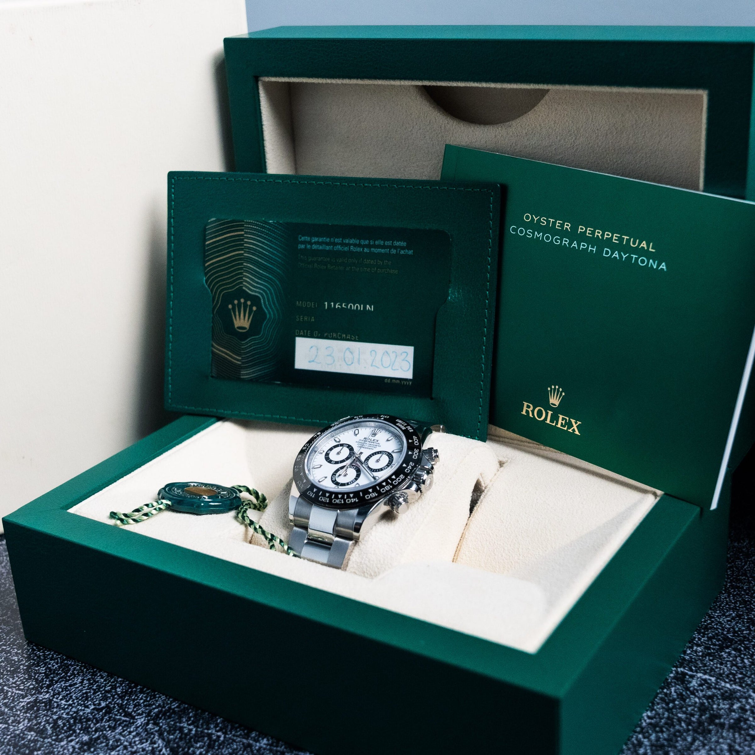 ROLEX COSMOGRAPH DAYTONA 116500LN PANDA WHITE DIAL 40MM