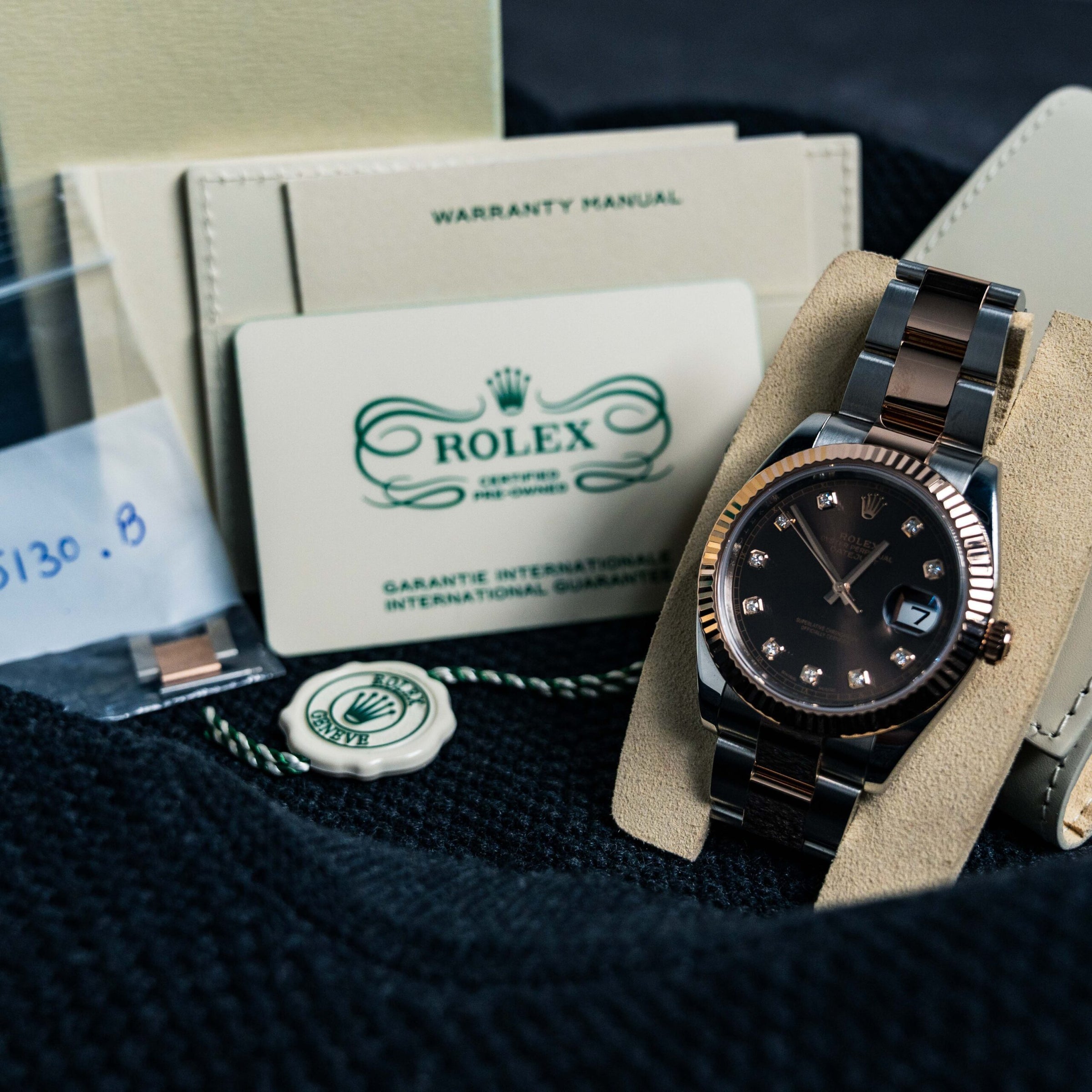 Rolex Datejust Chocolate Dial 126331 41mm Certified Pre-owned