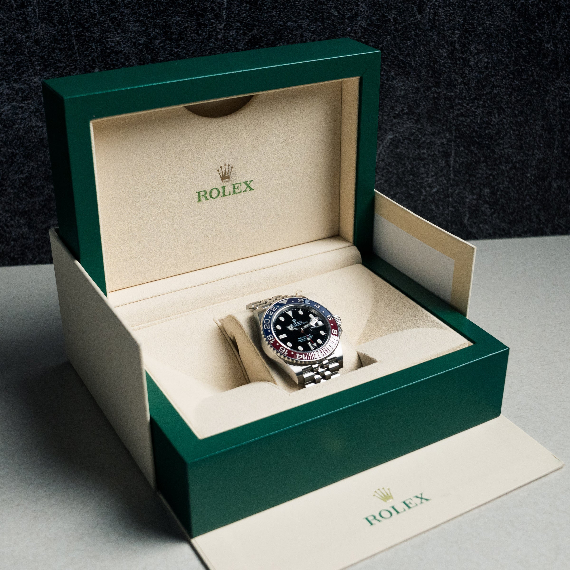 2023 Rolex GMT-Master II "Pepsi" 126710BLRO 40mm Stainless Steel Red/Blue Ceramic Bezel Jubilee