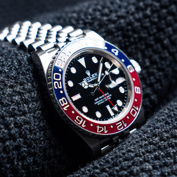 2023 Rolex GMT-Master II "Pepsi" 126710BLRO 40mm Stainless Steel Red/Blue Ceramic Bezel Jubilee