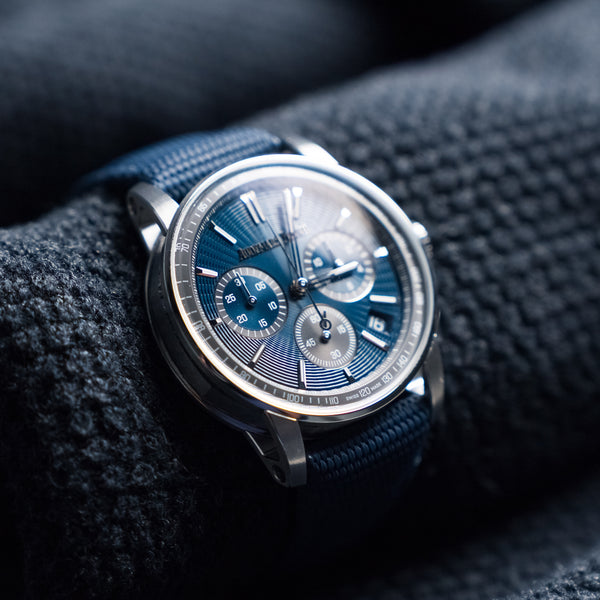 2023 Audemars Piguet Code 11.59 Chronograph 26393ST.OO.A348KB.01 41mm Blue Dial
